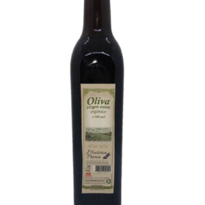 ACEITE DE OLIVA ORGÁNICO VIDRIO 500cc MATERIA PRIMA