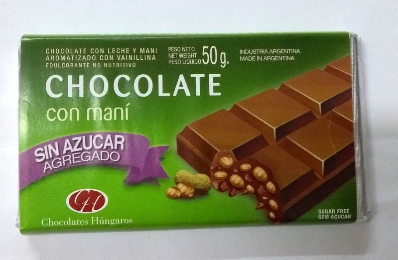 Chocolate Blanco Sin Azúcar - Chocolates Húngaros x 50g