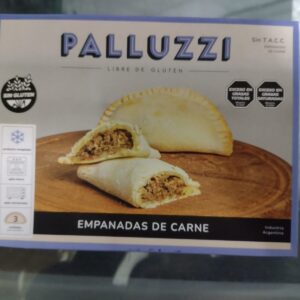 EMPANADAS PALLUZZI SIN TACC CARNE x 3 U de 130gr c/u
