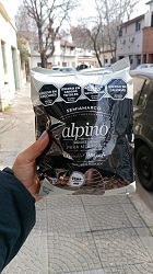 CHOCOLATE MOLDEO PINS SEMIAMARGO ALPINO X 1K