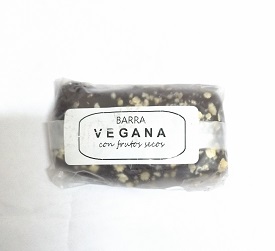 BARRA DE AVENA Y FRUTOS SECOS VEGANA CARMELA TOMASA