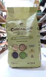 HARINA INTEGRAL + LEGUMBRES CHACABUCO X 750 GR