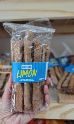 TALITAS DULCES INTEGRALES SABOR LIMON BASTONI 130GR