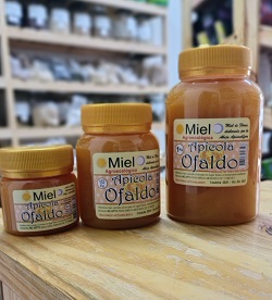 MIEL PURA AGROECOLOGICA APICOLA OFALDO X 500 GR