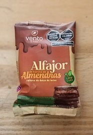 ALFAJOR KETO VENTO DULCE DE LECHE S/A X 60gr