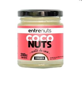 ACEITE DE COCO VIRGEN ENTRE NUTS X 200 GR