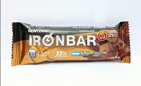 IRON BAR BARRA PROTEICA CHOCOLATE 46 GR SIN TACC