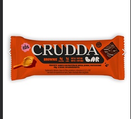 CRUDDA BAR BARRA PROTEICA SABOR BROWNIE X 40 gr  SIN TACC