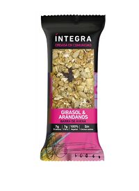 BARRAS INTEGRA GIRASOL Y ARANDANOS X 41 gr