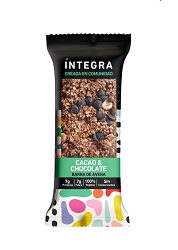 BARRAS INTEGRA CACAO Y CHOCOLATE X 40 GR