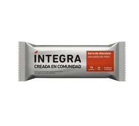 BARRA DE CHOCOLATE INTEGRA CON PASTA DE MANI  x 41gr