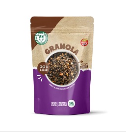 GRANOLA FELICES LAS VACAS AVENA CON CACAO x 300gr SIN TACC