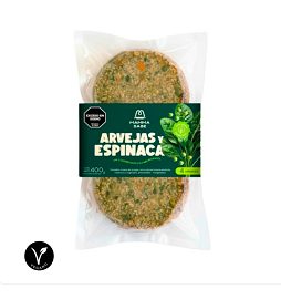 MAMMA SABE MEDALLON ARVEJAS Y ESPINACA x 2u - 200gr