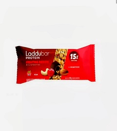BARRA LADDUBAR PROTEIN FRUTOS ROJOS Y GRANDBERRIES x 60gr SIN TACC