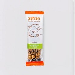 BARRA DE MANZANA Y CHIA ZAFRAN x 28gr SIN TACC