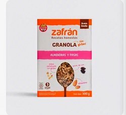 GRANOLA ZAFRAN ALMENDRAS Y PASAS x 300gr SIN TACC